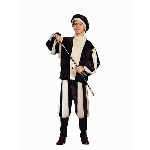 Renaisaance Prince Costume - Taille Enfant-Moyenne