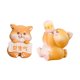 thumbnail image 2 of Adorno de figura de animal de 2 piezas, escultura atractiva, accesorio para tablero de automóvil, Cachorro, 2 of 9