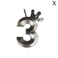 thumbnail image 1 of RYGRZJ Luxury Birthday Candles Crown Number Birthday Candles Decoration Party, 1 of 1
