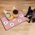 thumbnail image 3 of Dessert Ice Cream Sweet Treats Food Pattern Summer Colorful Dog Food Mat Absorbent Waterproof Non-Slip Durable Pet Feeding Mat, 3 of 7