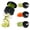 Black, variant on 3 in 1 Vegetable Spiralizer Slicer, Adjustable Zucchini Carrot Noodle Maker, Cucumber Spiral Cutter, Easy to Use Kitchen Tool(Dark Grey)