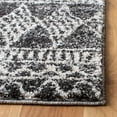 thumbnail image 3 of SAFAVIEH Tunisia Rose Geometric Area Rug, Black/Ivory, 5'3" x 7'7", 3 of 7