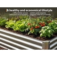 thumbnail image 4 of 2 Pack 4x2FT Galvanized Steel Raised Garden Beds  – Outdoor  Durable Metal Planter Boxes for Vegetables, Flowers & Healthy Plants,Easy Assembly, 4 of 8