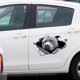 thumbnail image 3 of D Dog Animal Pet Calcomanía, Calcomanías de Coche con Personalidad Calcomanías de Coche con Personalidad 3D Calcomanía para Mascotas con Ventana Rota Diseño de próxima generación, 3 of 8