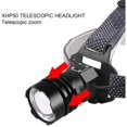 thumbnail image 3 of LED Headlamp XHP50 Bulb TYPE C Rechargeable Telescopic Zoom Bright Headlight for Outdoor Camping Running,DUBUNS, 3 of 5