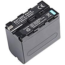 Np F960 Replacement NP F970 Rechargeable Camera Battery Replacement Li ion Battery for Sony NP F960 NP F950 NP F930 DCM M1 MVC CD1 ()