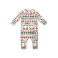 thumbnail image 3 of Meihuid Christmas Pajamas for Family Matching Xmas Christmas Pjs Set Santa Claus Cartoon Print Cute Holiday Family Sleepwear, 3 of 7