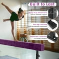 thumbnail image 5 of Infans 7.5 ft High and Low Gymnastics Beam w/3 Heights Heavy Duty Metal Legs & Wheels, 5 of 7