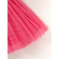 thumbnail image 4 of WIBACKER Toddler Kids Girls Unicorn Dress Short Sleeve Summer Casual Tutu Tulle Dresses, 4 of 8