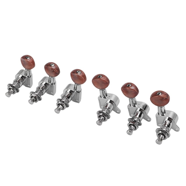 Guitar Tuner Knobs, String Adjustment Guitar Tuning Pegs Standard Size For Stringed Instruments