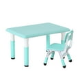 thumbnail image 2 of ZToonmas School Supplies Children'S Combined Study Table Plastic Work Table Can Be Raised and Lowered, 2 of 6
