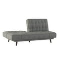 thumbnail image 4 of Lazzara Home Foster 79.5 in. Dark Gray Chenille Upholstered 2-Seater Elegant Lounger, 4 of 9