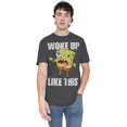 thumbnail image 3 of SpongeBob SquarePants  Adult Woke Up Like This Meme T-Shirt, 3 of 5
