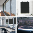 thumbnail image 2 of Stores Enrouleurs Pare-Soleil, Rideaux avec Protection UV, Pare-Soleil Rétractable pour Voiture, Pare-Soleil 45x125cm, 2 of 6