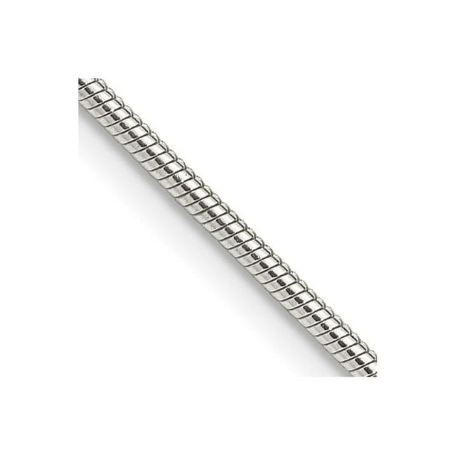 Quality Gold QSN045-22 Sterling Silver 1.5 mm 22 in. Snake Chain