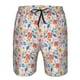 thumbnail image 3 of Balery Floral Ditsy Traje de Baño Estilo Hawaiano para Hombre, Shorts de Secado Rápido con Bolsillos-Medium, 3 of 6