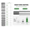 thumbnail image 3 of Farm Fence 5ft x 164ft Field Wire Fencing, Deer Fence, Heavy Zinc Coating Galvanized Fence,Goat Fence,Hog Wire Fencing, Garden Fencing Used to Yard and Garden, 3 of 6