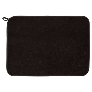 Thyme & Table Absorbent Dish Drying Mat, Black Gold