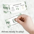thumbnail image 2 of Big Dot of Happiness Boho Botanical Bride - Greenery Bridal Shower and Wedding Party Game Scratch Off Cards - 22 Count, 2 of 6