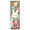 Cute Bunny and Strawberry, variant on Haosy Plastic Flower Vase 11.8 inch Tall Clear Cylindrical Vases for Centerpieces Home Wedding Decor Cute Bunnies and Easter Eggs