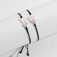 thumbnail image 2 of Weddinen Mother Daughter Bracelets for Women Girls, Matching Butterfly Pendant Bracelets Set, Mommy and Me Matching Bracelets Jewelry, Mother's Day Gift Handmade (Silver), 2 of 6