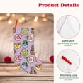 thumbnail image 4 of KLL Cute Donuts for 18" Christmas Stocking Snowman Xmas Stocking Holiday Christmas Decoration Gifts for Family Kids, 4 of 8