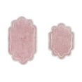 thumbnail image 5 of Home Weavers Allure Collection 100% Cotton Non-Slip Bathroom Rug Set Machine Washable Bathroom Rug-17"x24", Bath Rug- 21"x34", Pink Color 2 Piece Bath Carpet set, 5 of 9