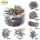 thumbnail image 2 of 240pcs Paper Clips, Binders And Rubber Bands, Office Supplies Set, Paper Clips And Paper Clips, 2 of 5