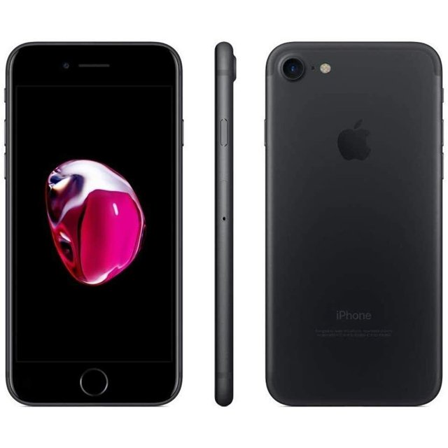 IPHONE 7 32 (Incluye un Soporte de Telefono Celular Magnetico para tu Automovil + Protector de Pantalla Privada KeepON + Apple EarPods with Lightning Connector) MATTE BLACK NEGRO Apple REACONDICIONADO