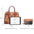 thumbnail image 5 of Dasein Women Handbags Top Handle Satchel Purse Shoulder Bag Briefcase Hobo Bag Set 2Pcs, 5 of 9