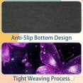 thumbnail image 4 of Square Mouse Pad Purple Glitter Butterfly, Personalized Premium-Textured Custom Mouse Mat, Washable Mousepad Non-Slip Rubber Base Computer Mouse Pads for Wireless Mouse, 4 of 7
