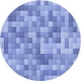 thumbnail image 1 of Ahgly Company Indoor Round Patterned LightSkyBlue Area Rugs, 3' Round, 1 of 6