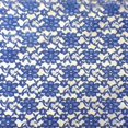 thumbnail image 2 of Raschel Lace Fabric 60" Wide Polyester French Floral by the yard (Royal Blue), 2 of 2