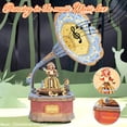 thumbnail image 1 of Dvkptbk Wooden Diy Assembled Music Box Stereo Combination Retro Music Box, 1 of 7