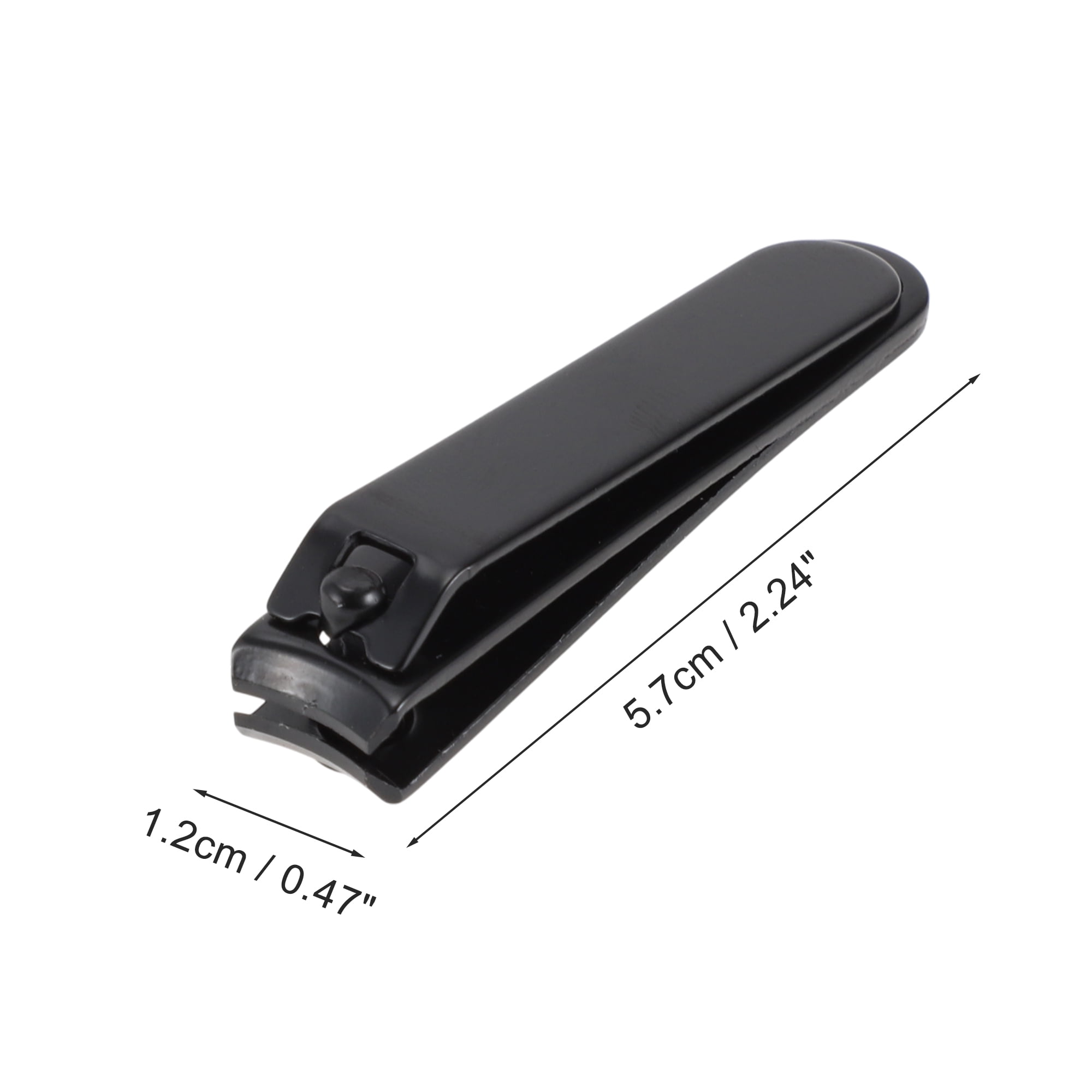 Unique Bargains Wood Grain Nail Clipper Kit 2.24"x 0.47"x 0.59" Black 18pcs