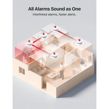 X-Sense SC07 Combination Smoke & Carbon Monoxide Alarm – 3-Pack – Battery Included