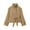 *Khaki, variant on ClodeEU Women's High Collar Cropped Trench Coat ,Double Breasted Short Jacket With Belt , Fall Fashion Cropped Jacket Khaki,Womens Plus L