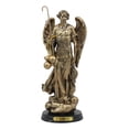 thumbnail image 1 of 8.25"H Catholic Church Saint Archangel Raphael With Staff & Healing Oil Figurine, 1 of 4