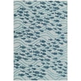 thumbnail image 2 of Unique Loom Outdoor Coastal Collection Area Rug - Shoal (4' 1" x 6' 1" Rectangle Blue/Navy Blue), 2 of 6