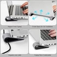thumbnail image 2 of Soporte universal para laptop SUPBEE, [4 unidades], inclinable, compacto y ventilado, patas elevadas - Negro, 2 of 3