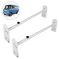 thumbnail image 2 of Scitoo Heavy-Duty 2 Bars Steel Utility Ladder Truck Pickup Rack Kayak Contractor Lumber Utility for Chevy Express 2500 for Dodge for Ford E-250/350 for GMC Savana Van with Rain Gutters, 2 of 4