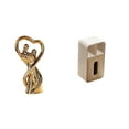 thumbnail image 1 of Figura De Pareja, Estatua, Recuerdo, Regalo Para Enamorados, Escultura, Adorno De San Valentín Para Aniversario, Caja De Servilletas, Dispensador De Pañuelos Faciales, Caja De Pañuelos, 1 of 8