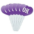 thumbnail image 1 of OH Heart Love Cupcake Picks Toppers - Set of 6, 1 of 1