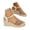 Brown, variant on Espadrilles Wedge Sandals for Women 2026 Open Toe Bohemian Slip on Summer Dressy Walking Shoes with Adjustable Buckles Ankle Strap Size 6-10