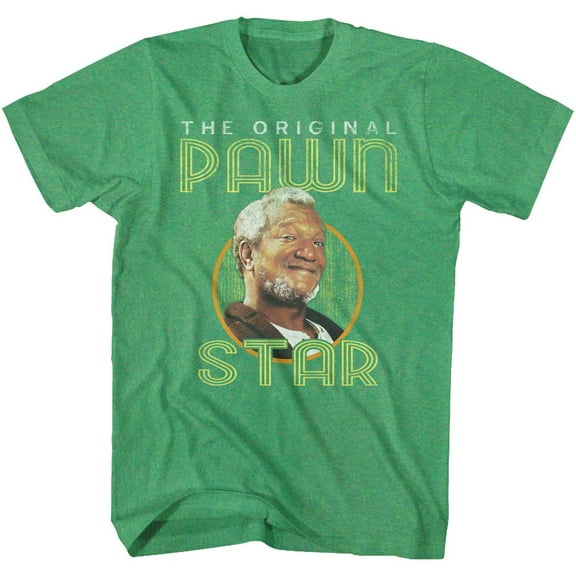 Redd Foxx Pawn Star2 Kelly Heather Adult T-Shirt M