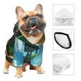 thumbnail image 3 of Cauagu Green Tractor Field Pattern Winter Pet Hoodie Sweatshirts- Dog Hoodie Sweater with Leash Hole - Cute Dog Hoodie - Pet Clothes Puppy Cat Custume -XX-Large, 3 of 8