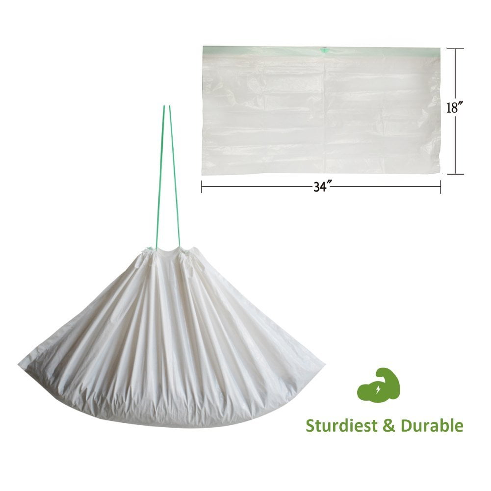 "PET N PET Cat Litter Box Liners,Drawstring Litter Liner Bags,Jumbo Size,Pan Liners 21 Counts"