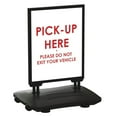 thumbnail image 2 of HUBERT® Pick Up Here Sign - 22"W x 28"H, 2 of 5