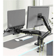 thumbnail image 3 of Base Doble Ergonomica Para Monitor Y Laptop Belug, Negro, 3 of 4