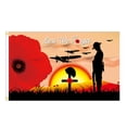 thumbnail image 1 of Vivid Remembrance Day Banner Flag for House, 90 X 150cm, Outdoor Use, Single Polyester Layer, 1 of 5